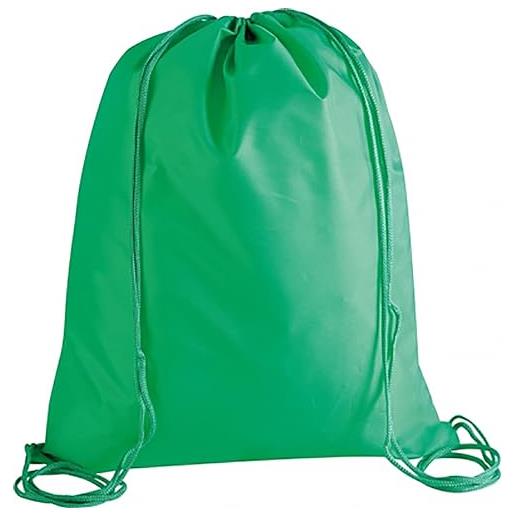 CLOTHING sacca zaino sportivo impermeabile borsa zainetto in nylon con angoli rinforzati per scuola scarpe piscina palestra sport adulto bambino lyon team wgf (arancione neutro)