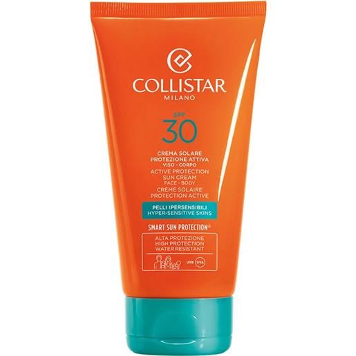Collistar crema solare protezione attiva pelli per ipersensibili viso-corpo spf 30 150 ml