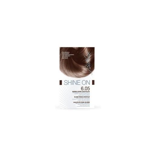 Bionike - shine on tintura colore biondo cioccolato 6.05 confezione 125 ml