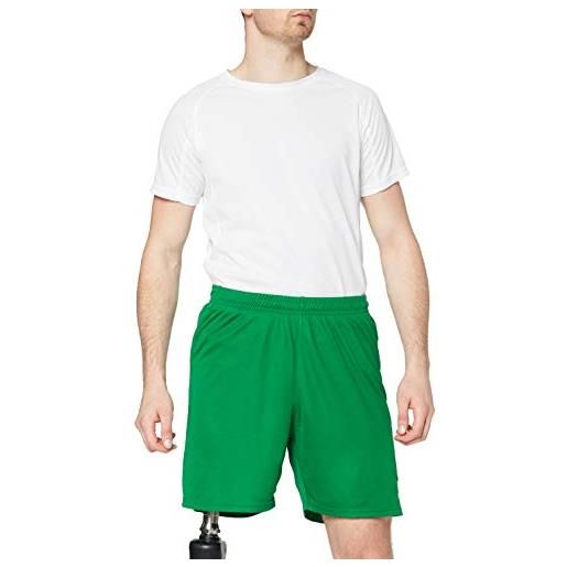 Erima, pantaloni corti uomo rio 2.0 con mutanda interna, verde (smaragd), l