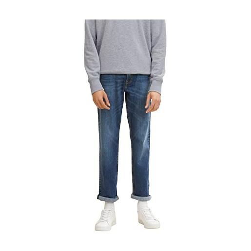 TOM TAILOR jeans, uomo, blu (mid stone wash denim 10281), 38w / 34l