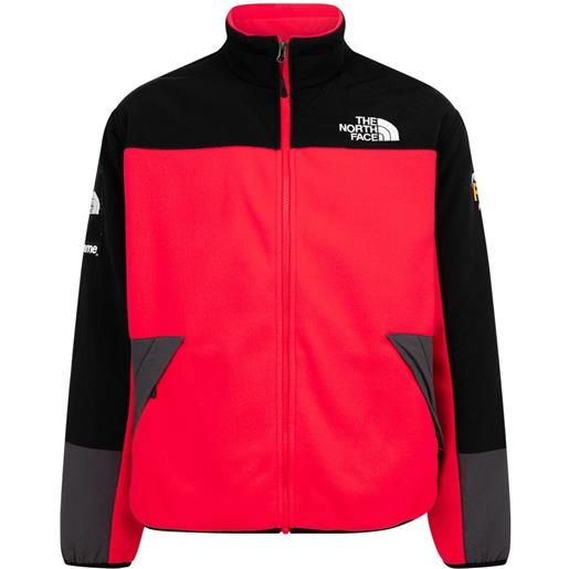 Supreme giacca sportiva supreme x the north face - rosso