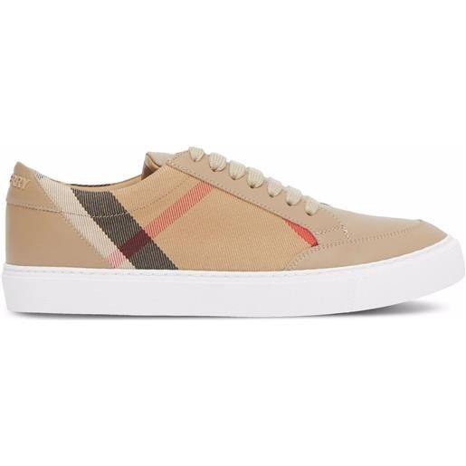Burberry sneakers house check - marrone