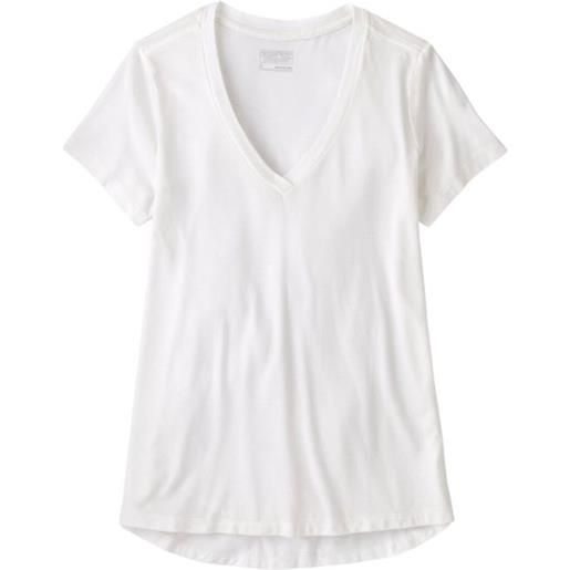 PATAGONIA t-shirt side current donna white