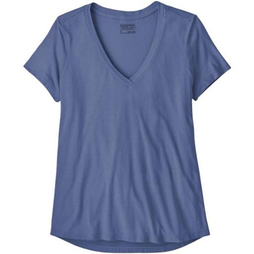 PATAGONIA t-shirt side current donna current blue