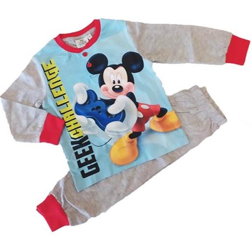 Disney Baby pigiama 2pz disney mickey grigio