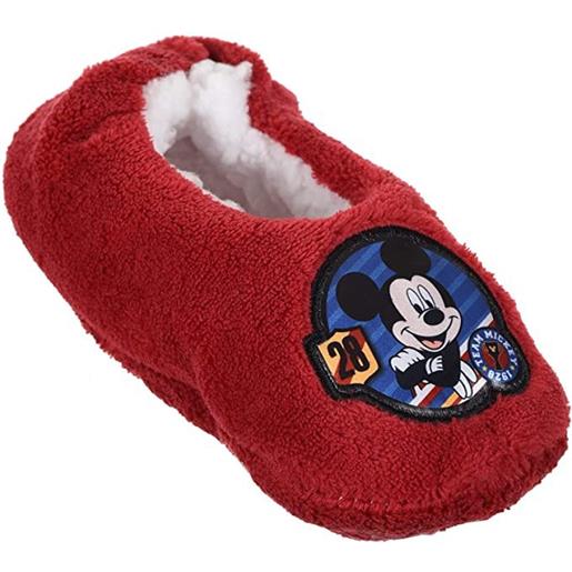 Disney Baby pantofola calzino antiscivolo bambino disney mickey rosso