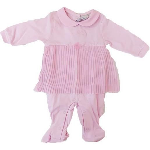 Pierre Cardin tutina abitino cotone bimba neonato Pierre Cardin rosa
