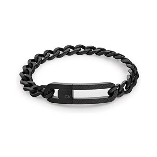 Calvin Klein braccialetto a catena da uomo collezione chain link - 35000133