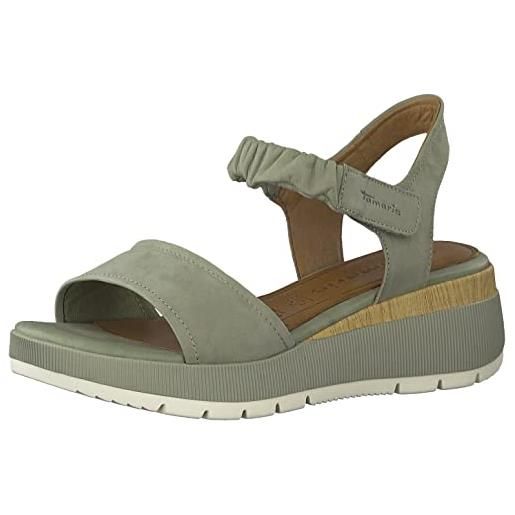 Tamaris 1-1-28202-28, sandali con tacco donna, avorio, 36 eu