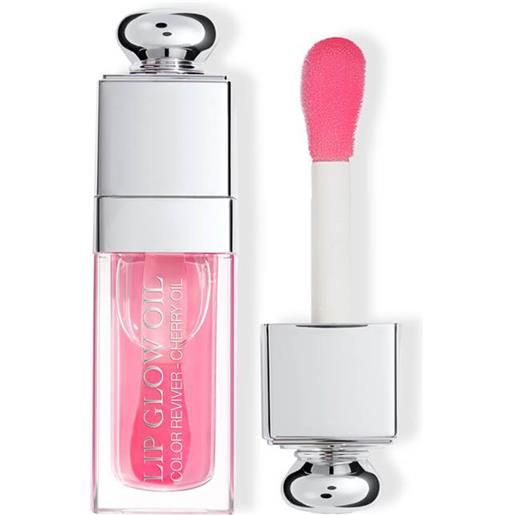 Dior addict lip glow olio labbra brillante nutriente - effetto ravviva colore - infuso di olio di ciliegia 001 - pink