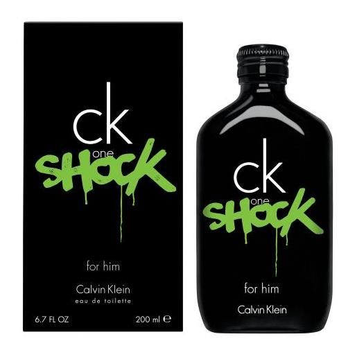 Calvin Klein ck one shock for him 200 ml eau de toilette per uomo