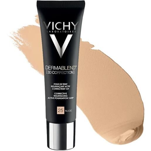 Vichy dermablend 3d fondotinta coprente per pelle grassa con imperfezioni tonalità 25 - 30 ml