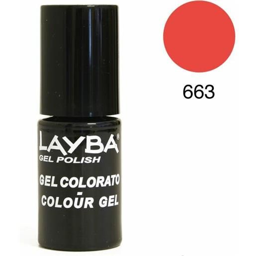 Layla Cosmetics layla smalto gel semi-permanente n. 663 red pressure