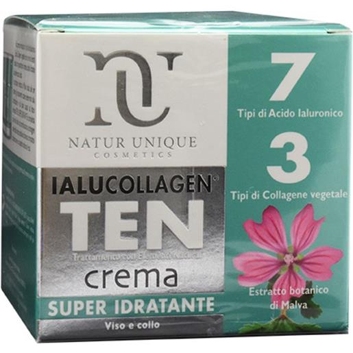 Natur Unique ialucollagen ten crema super idratante viso e collo 50ml