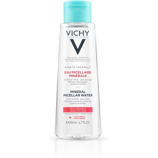 Vichy pureté thermale acqua micellare detergente struccante pelle sensibile 200 ml