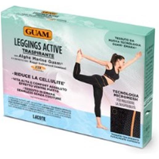 Guam leggings active traspirante riduce la cellulite colore nero taglia xs/s