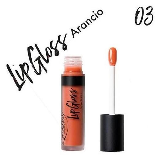 PuroBio Cosmetics puro. Bio lip gloss glow finish lucidalabbra n. 03 arancione