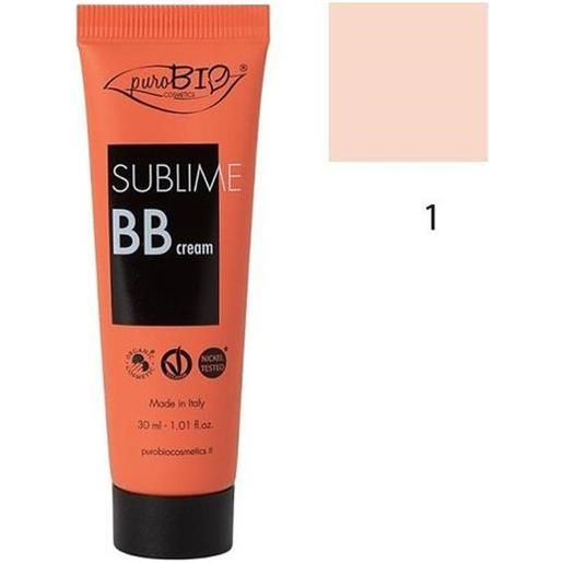 PuroBio Cosmetics puro. Bio sublime bb cream n. 01 da 30ml