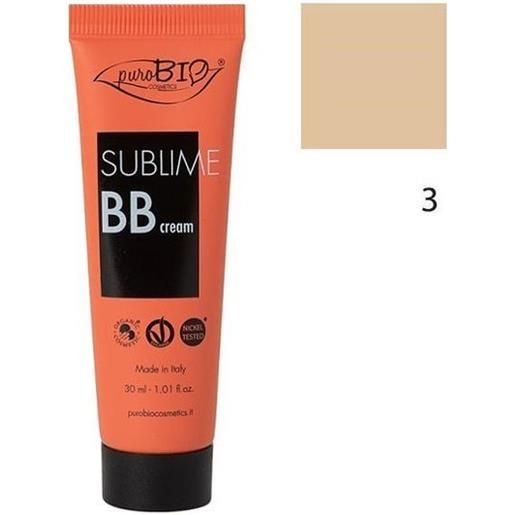 PuroBio Cosmetics puro. Bio sublime bb cream n. 03 da 30ml