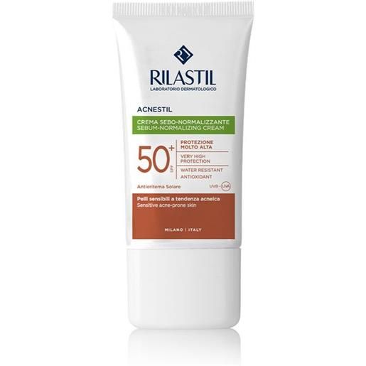 Rilastil acnestil crema sebo-normalizzante spf50+ 40ml