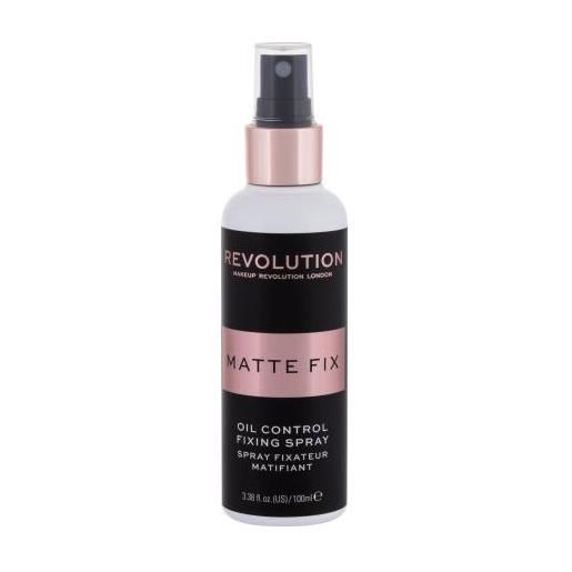 Makeup Revolution London matte fix oil control spray spray viso fissante con effetto matt 100 ml