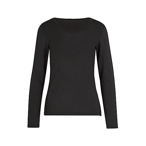 Trigema Trigema damen shirt aus viskose 3/4-ärmel-camiseta mujer, negro (schwarz 008), xx-large