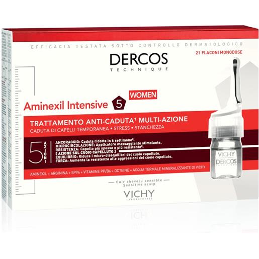 Vichy dercos aminexil trattamento anticaduta donna 21 fiale x 6 ml