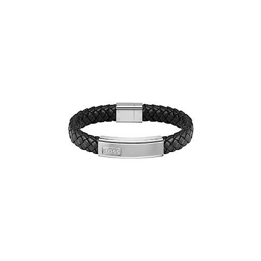 BOSS jewelry braccialetto da uomo collezione lander disponibile in black m