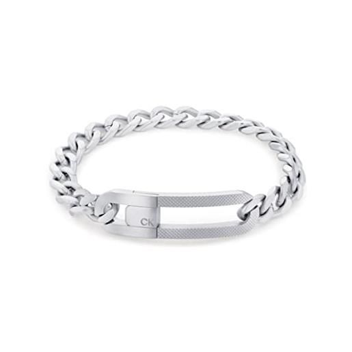 Calvin Klein braccialetto a catena da uomo collezione chain link - 35000132