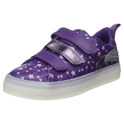 Clarks flare fly k. , scarpe da ginnastica, bambine e ragazze, malva purple, 28.5 eu
