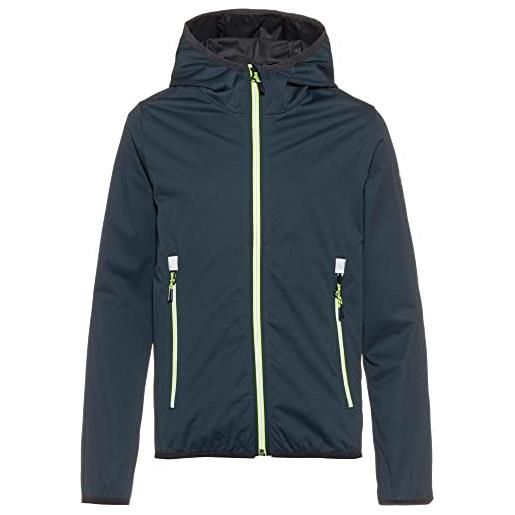 Killtec boy's giubbotto softshell con cappuccio, impacchettabile - kos 167 bys sftshll jckt, dark petrol, 116, 38365-000