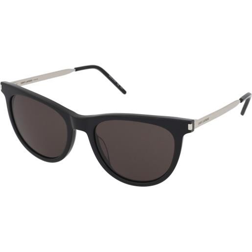 Saint Laurent sl 510 001 | occhiali da sole graduati o non graduati | prova online | plastica | cat eye | nero | adrialenti