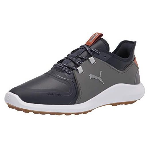 PUMA ignite fasten8 pro, scarpe da golf uomo, grigio (high rise puma silver quiet shade), 44 eu