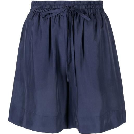 P.A.R.O.S.H. shorts con coulisse sunny - blu