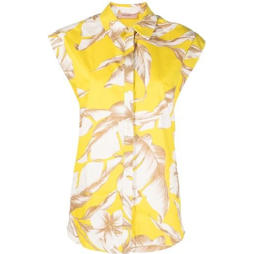 TWINSET camicia a fiori - giallo