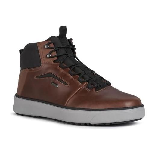 Geox uomo u cervino b abx a stivaletti uomo, marrone/nero (dk. Brown/black), 40 eu