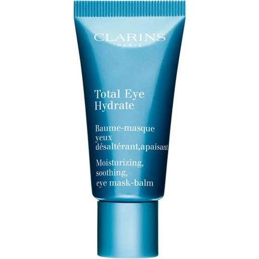 Clarins total eye hydrate maschera-balsamo contorno occhi idratante