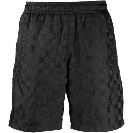 MISBHV shorts sportivi con stampa - nero
