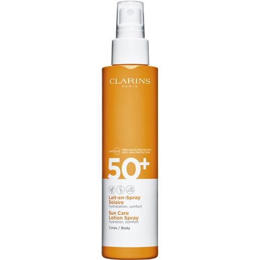 Clarins > Clarins lait-en-spray solaire spf50+ 150 ml corps