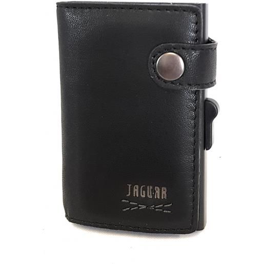 Jaguar portacarte di credito in pelle jagaur neri 71044