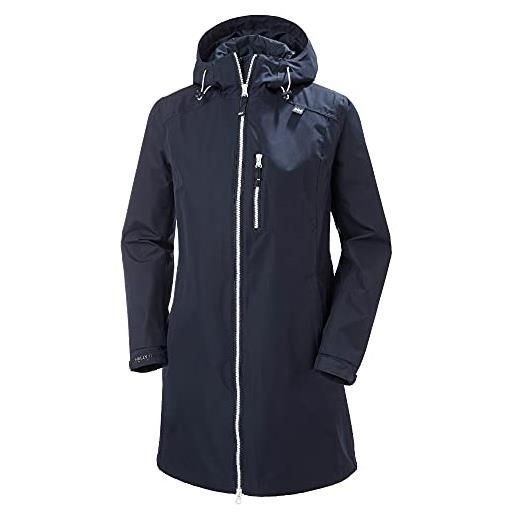 Helly Hansen w long belfast jacket, giacca donna, navy, xs