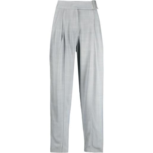 IRO pantaloni affusolati con cintura - grigio