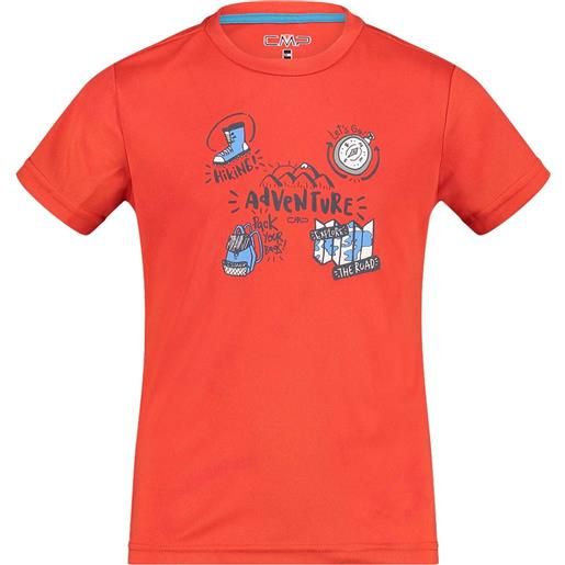 CMP T-Shirt Piquet Maniche Corte con Logo Bambini e Ragazzi 
