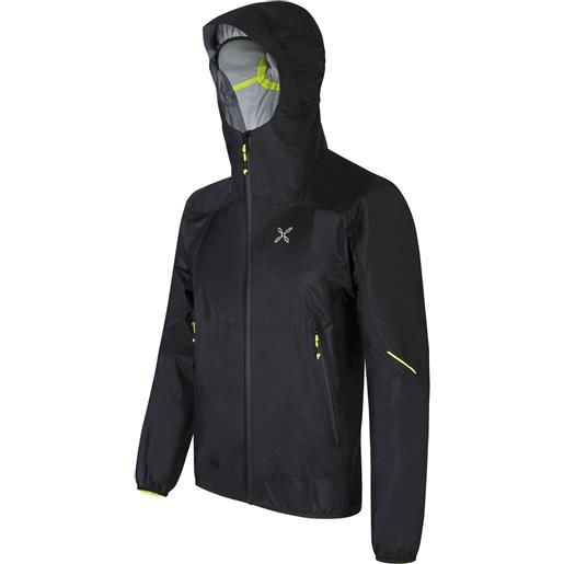 MONTURA dragon fly jacket 9070f nero/giallo fluo
