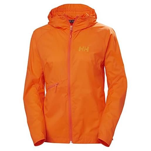Helly Hansen womens w rapide windbreaker jacket 226 bright orange s