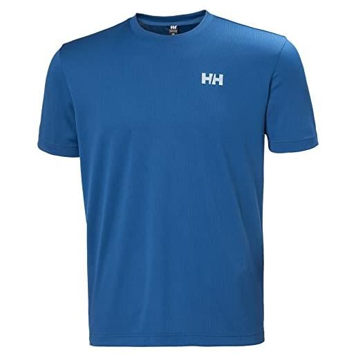 Helly Hansen verglas shade maglietta, uomo, blu (606 deep fjord), s