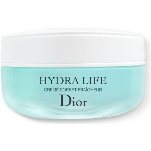 Dior hydra life - fresh sorbet creme - crema idratante per viso e collo - idrata, rimpolpa ed esalta 50 ml