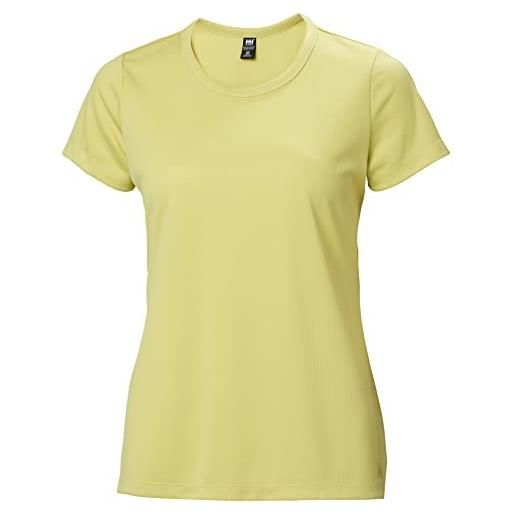 Helly Hansen w verglas shade maglietta, donna, giallo (455 endive), s