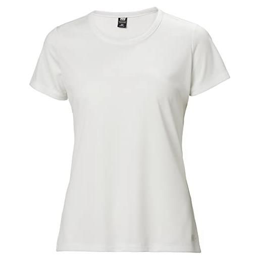 Helly Hansen w verglas shade maglietta, donna, bianco (011 offwhite), l